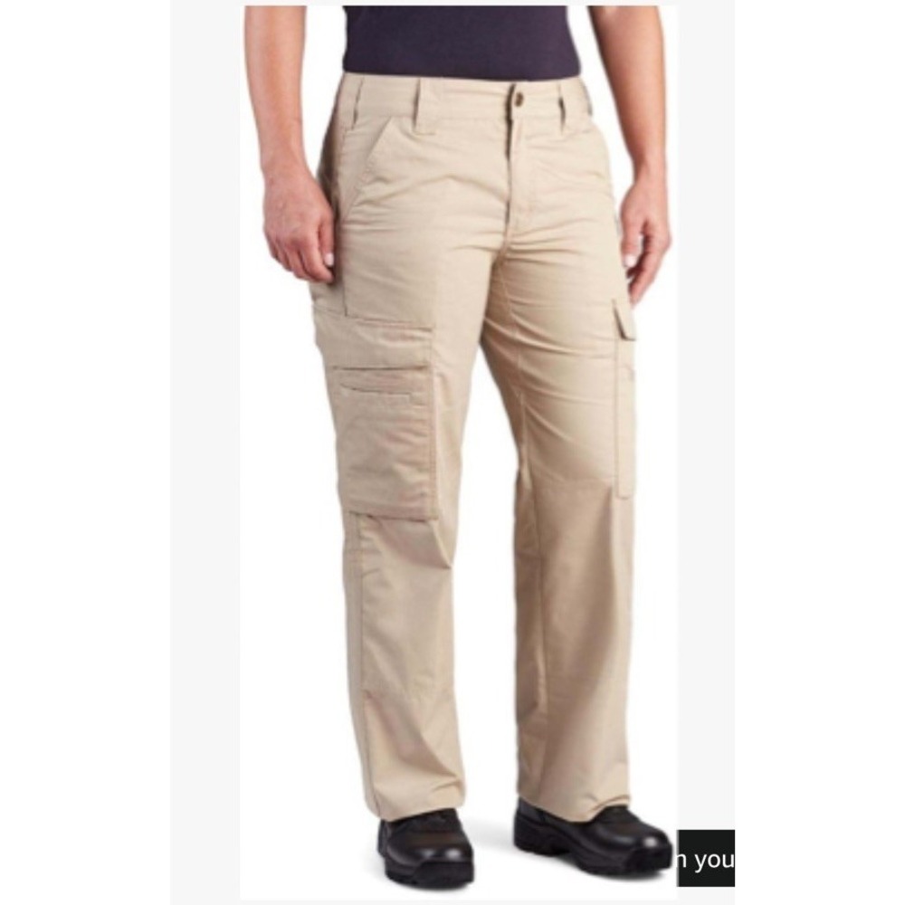 PROPPER F5203 WOMENS REVTAC CARGO PANTS KHAKI 24X32 BEIGE RIPSTOP TEFLON PROTECT
